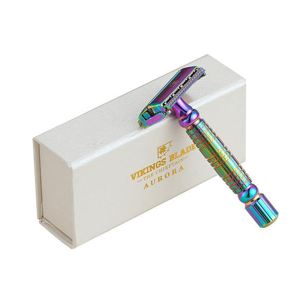 The Chieftain AURORA Safety Razor – Vikings Blade