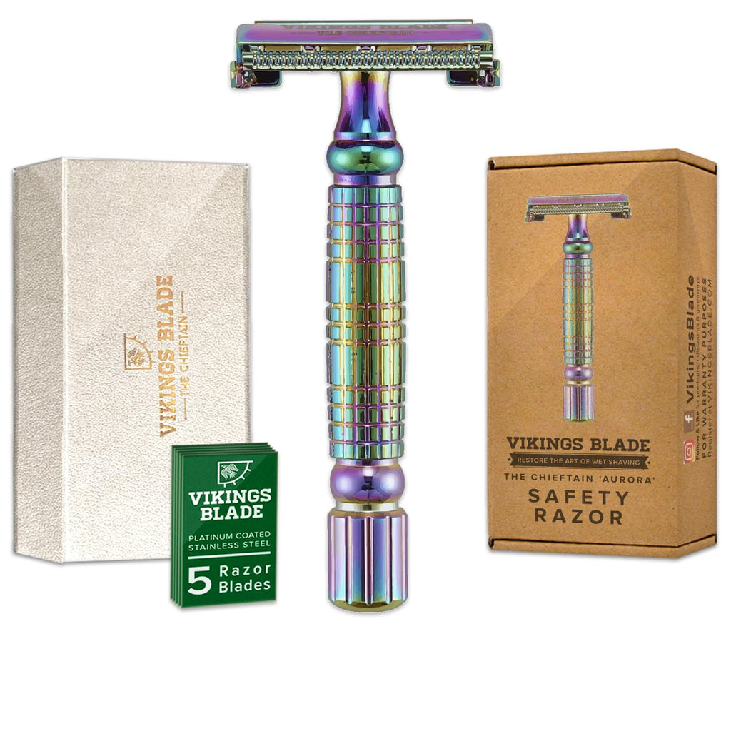 The Chieftain AURORA Safety Razor
