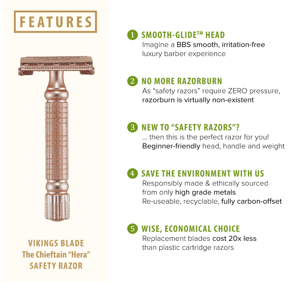 The Chieftain HERA Safety Razor