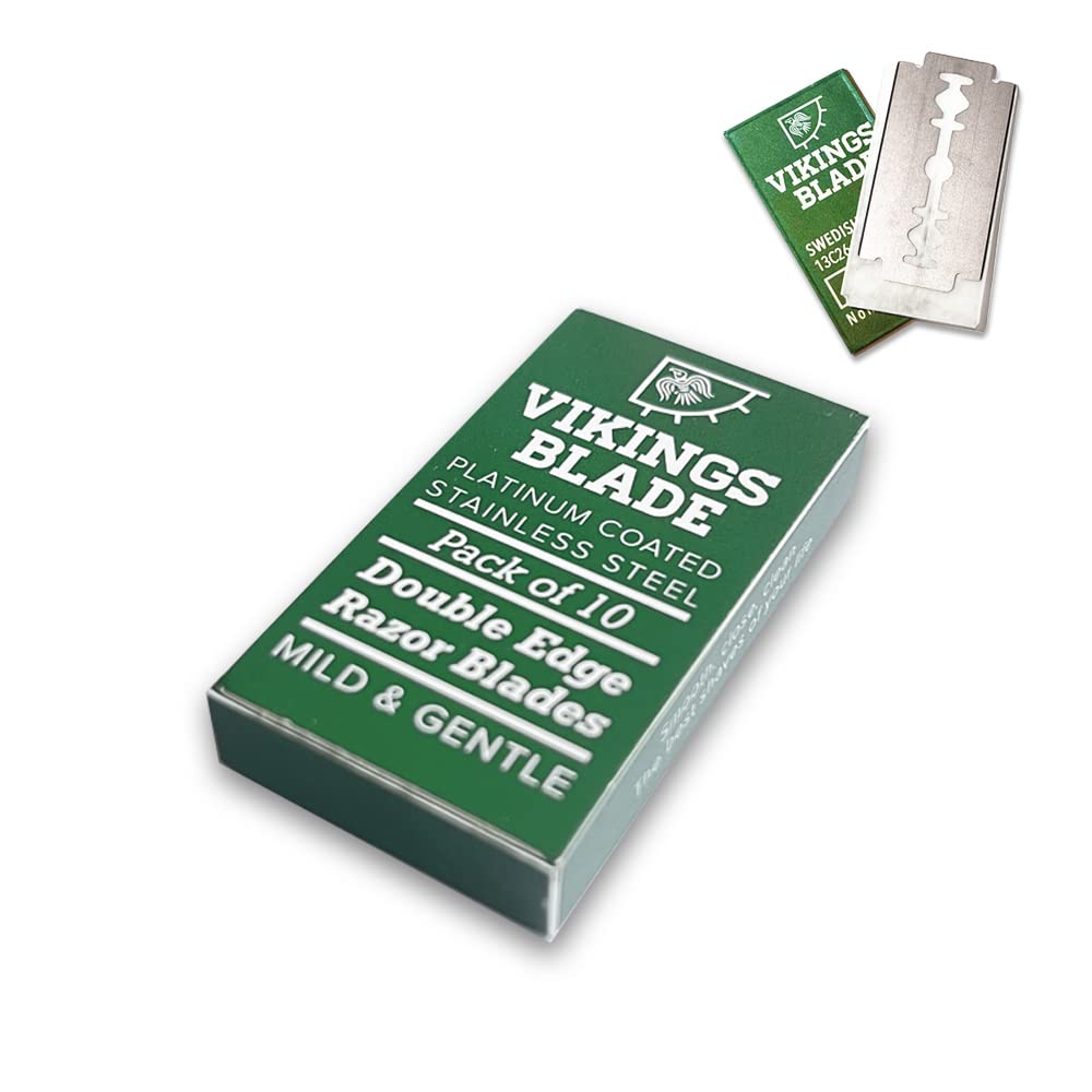 Vikings Blade Mild Double Edge Safety Razor Replacement Blades