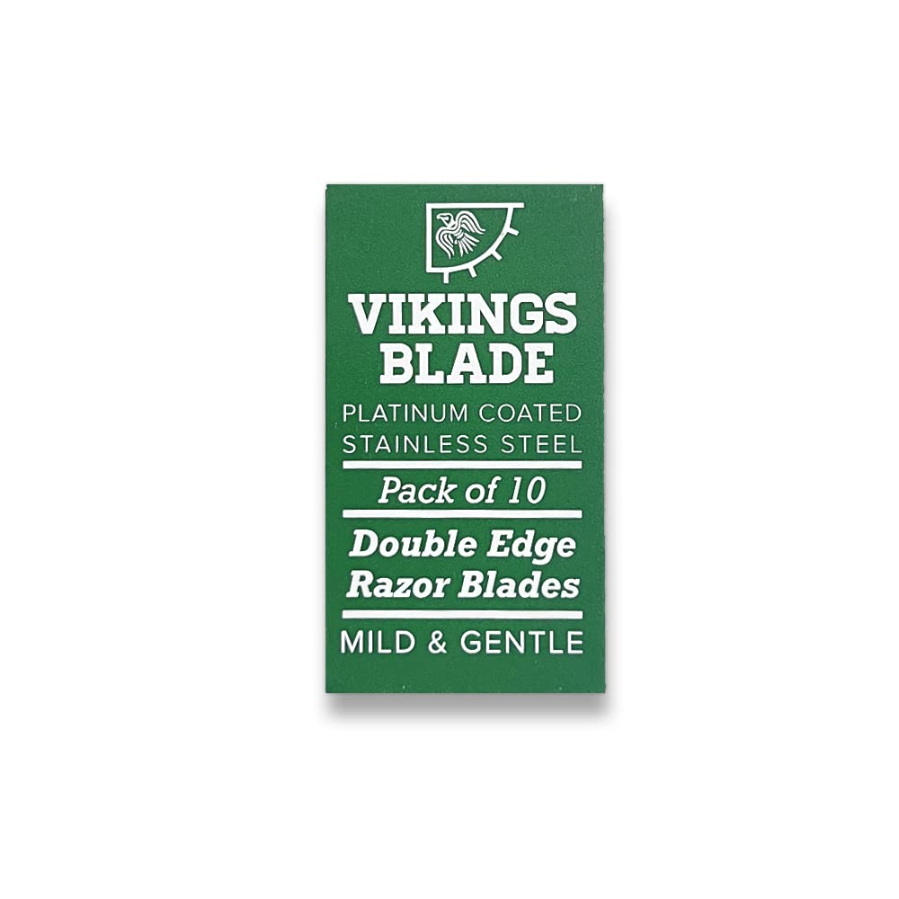 Vikings Blade Mild Double Edge Safety Razor Replacement Blades